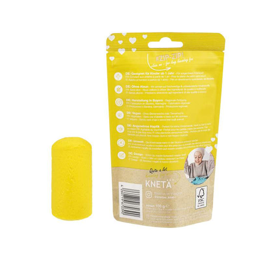 KNETÄ - Knetä Bag vegane Spielknete - gelb 100gr