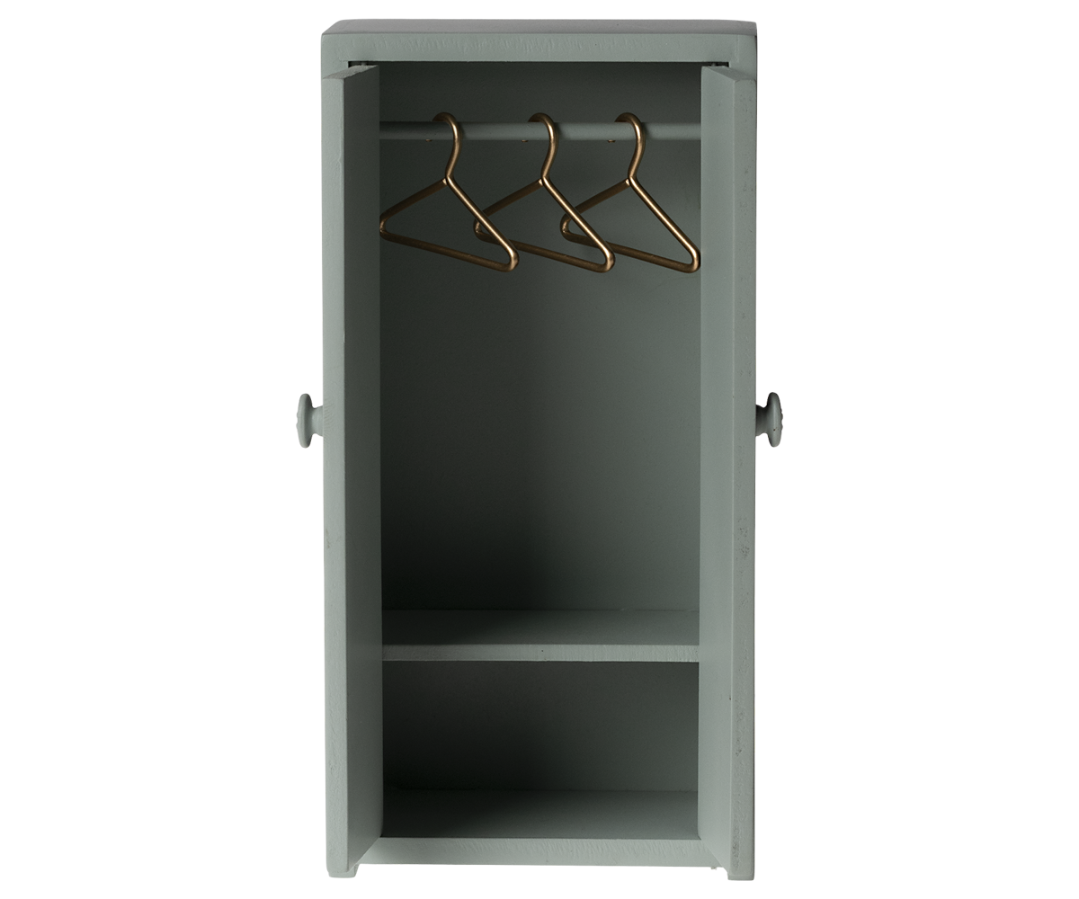 Maileg - Kleiderschrank Maus -Hell blau Bild 7