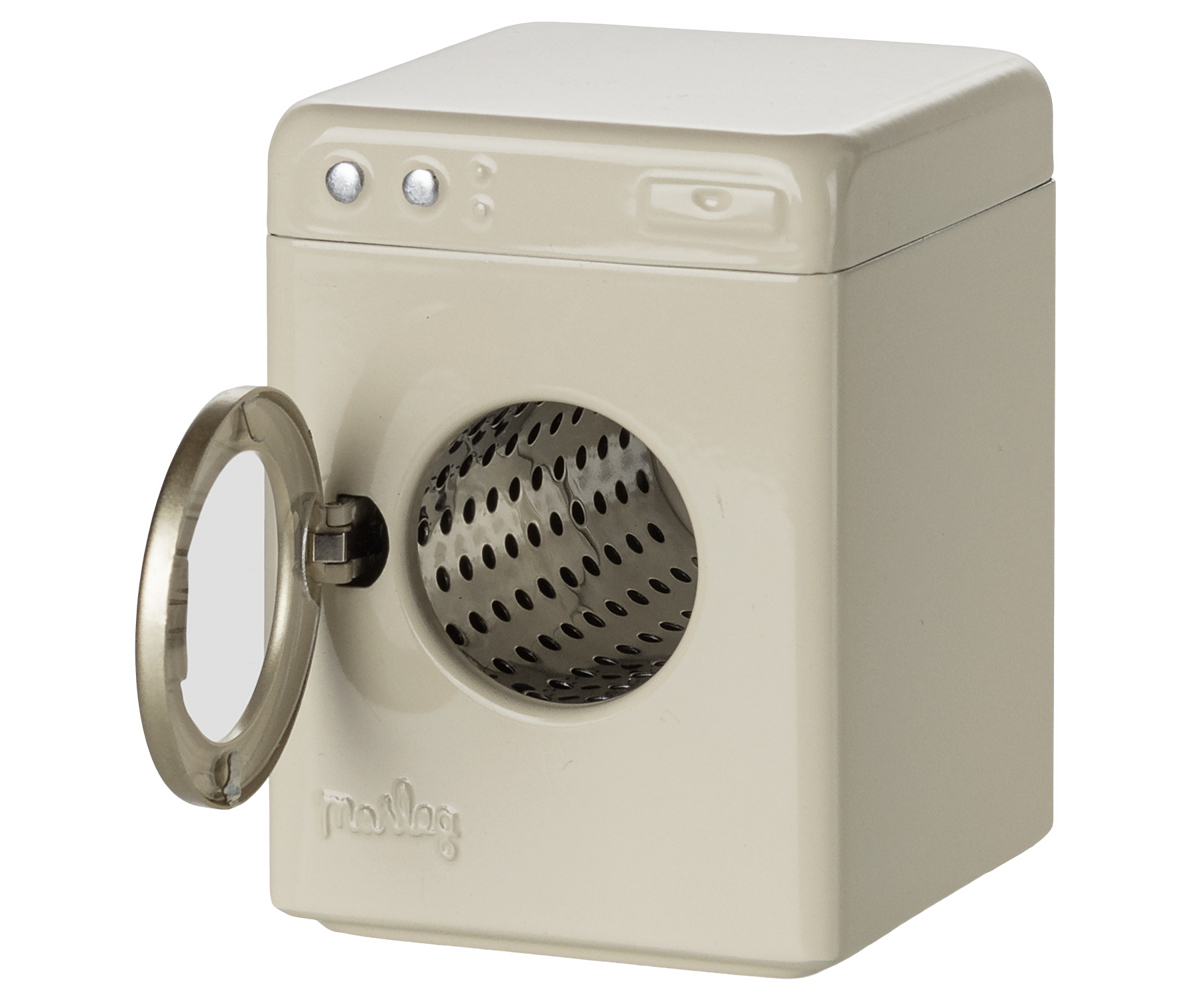 Maileg - Waschmaschine, Maus - Creme