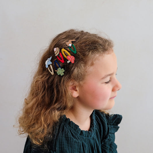 Mimi & Lula - Haarspangen Mini Waldtiere - 192077-38 WOODLAND PALS MINI HAIR CLIPS 1