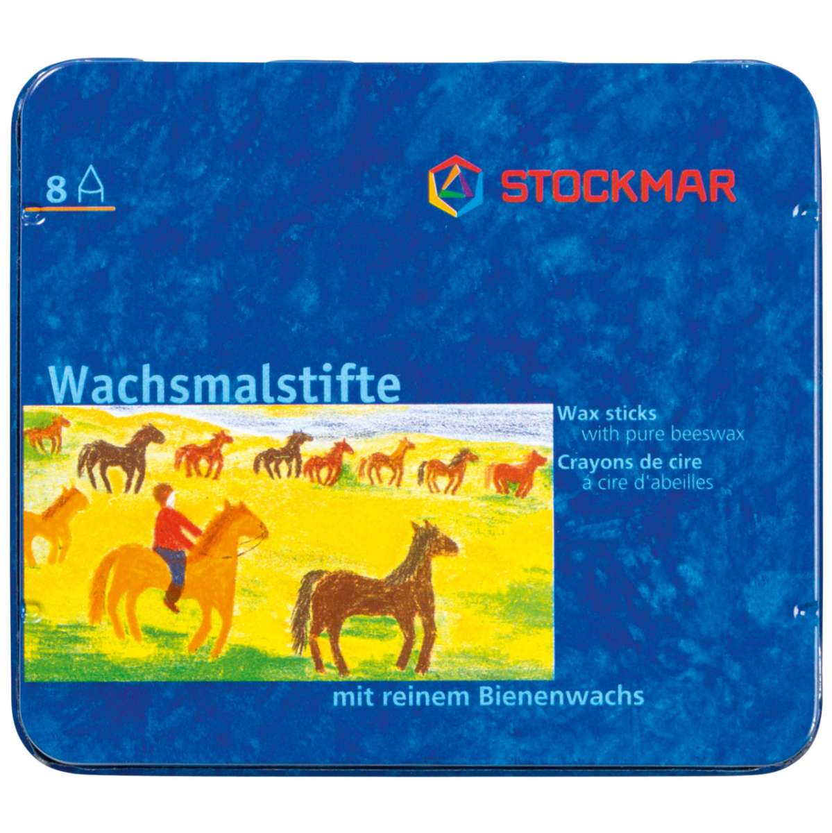 Stockmar - Blechetui 8 Stifte sortiert