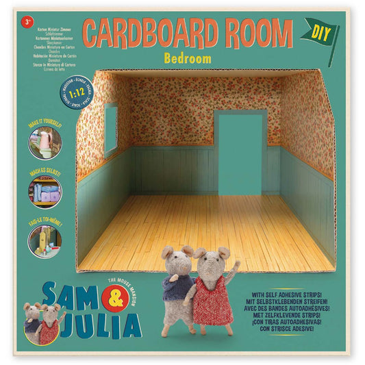 Karton-Schlafzimmer Mäusehaus-Zimmer Elternschlafzimmer von Sam & Julia