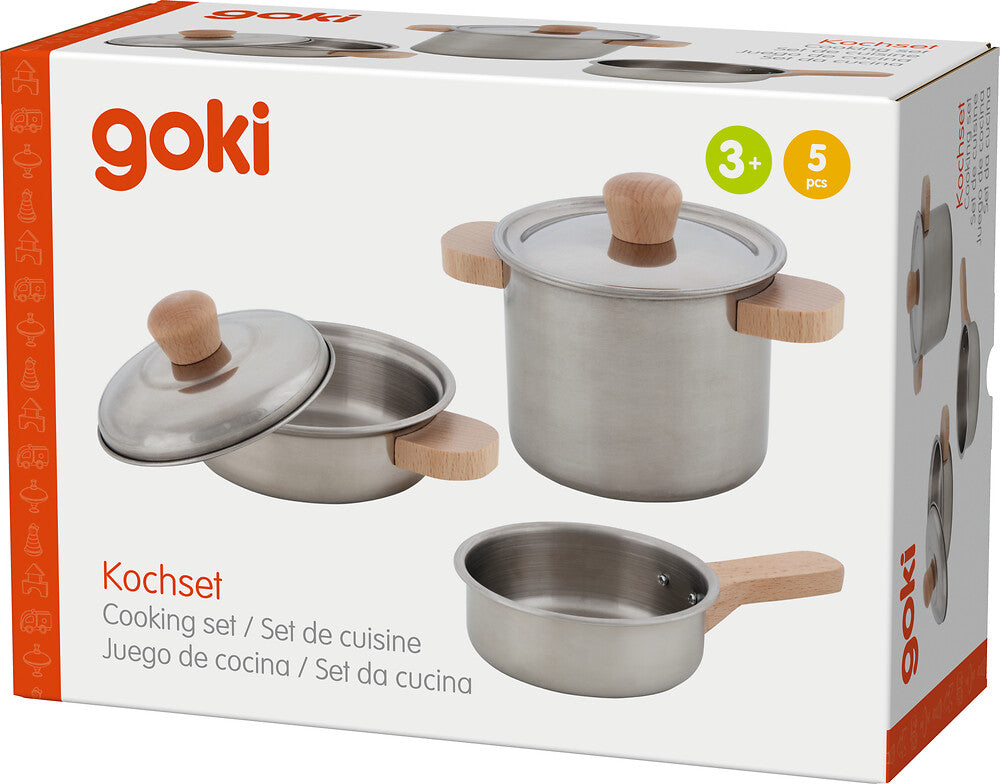 Goki - Kochset Sterneküche, 2 Töpfe und 1 Pfanne Bild 2