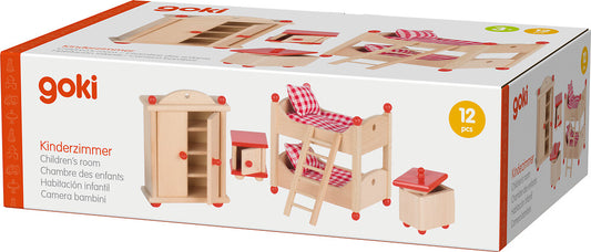 Goki - Puppenmöbel Kinderzimmer Bild 3