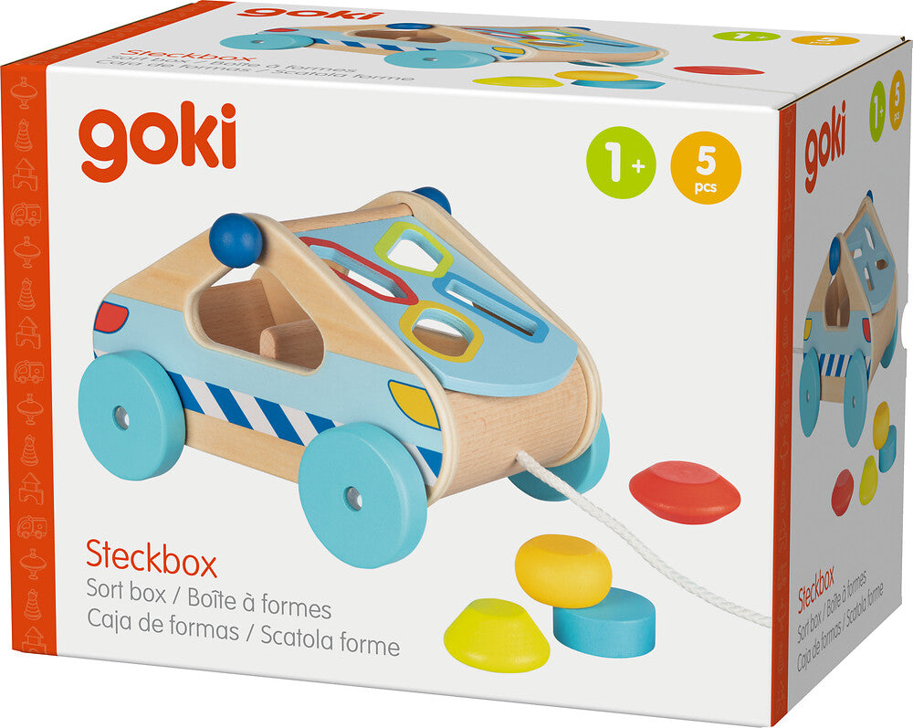 Goki - Sort Box Auto zum Hinterherziehen Bild 4