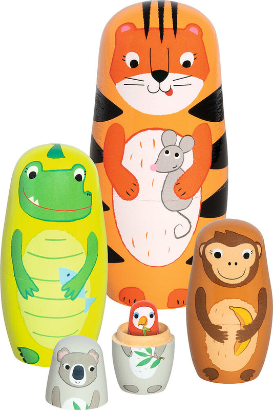 Goki - Matroschka Puppen, Tiger Tavi und seine Freunde Bild 1