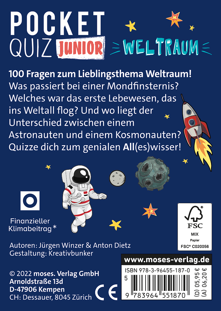Moses - Pocket Quiz junior Weltraum Bild 6
