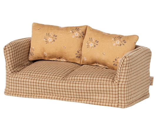 Miniatur-Couch Mable von Maileg für Puppenhaus, beige Polstersofa