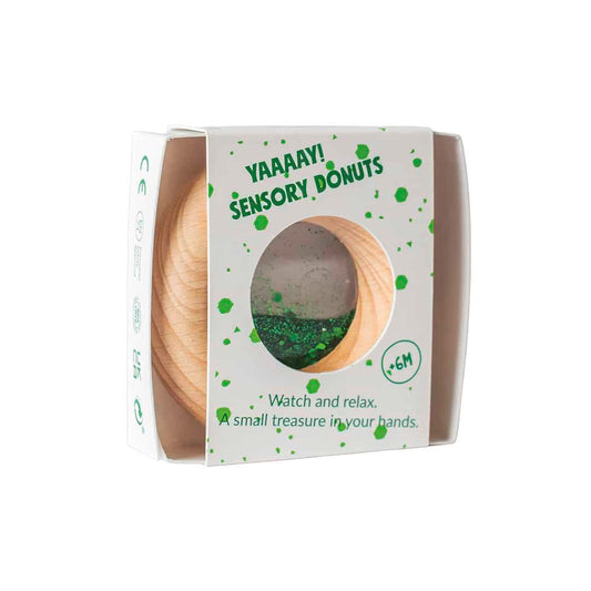 Petit Boum Calm Donut Grün in der Originalverpackung mit Sichtfenster