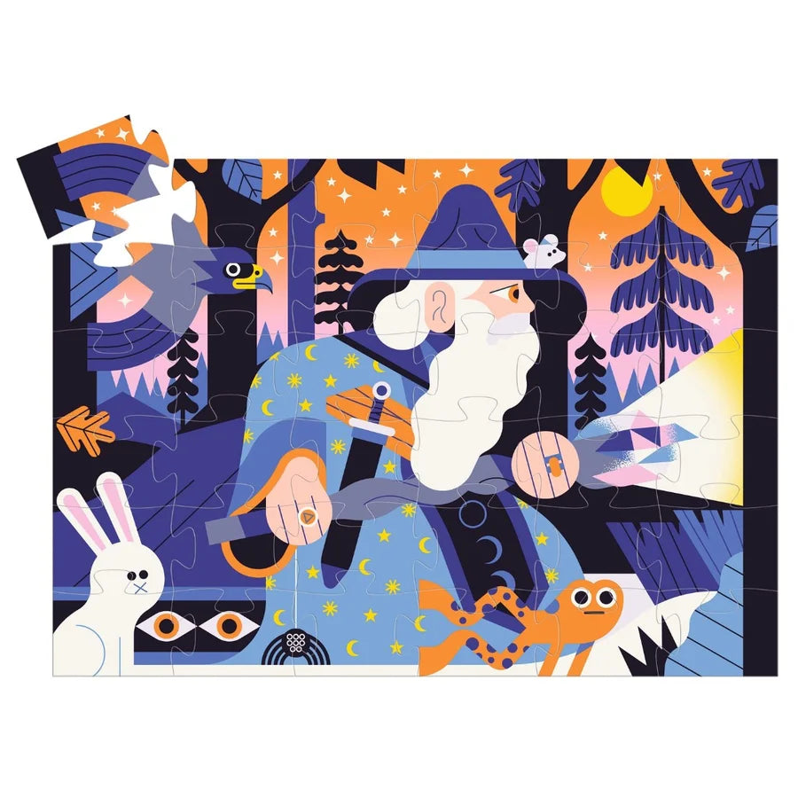 Djeco - Formen Puzzle: Der Zauberer 36