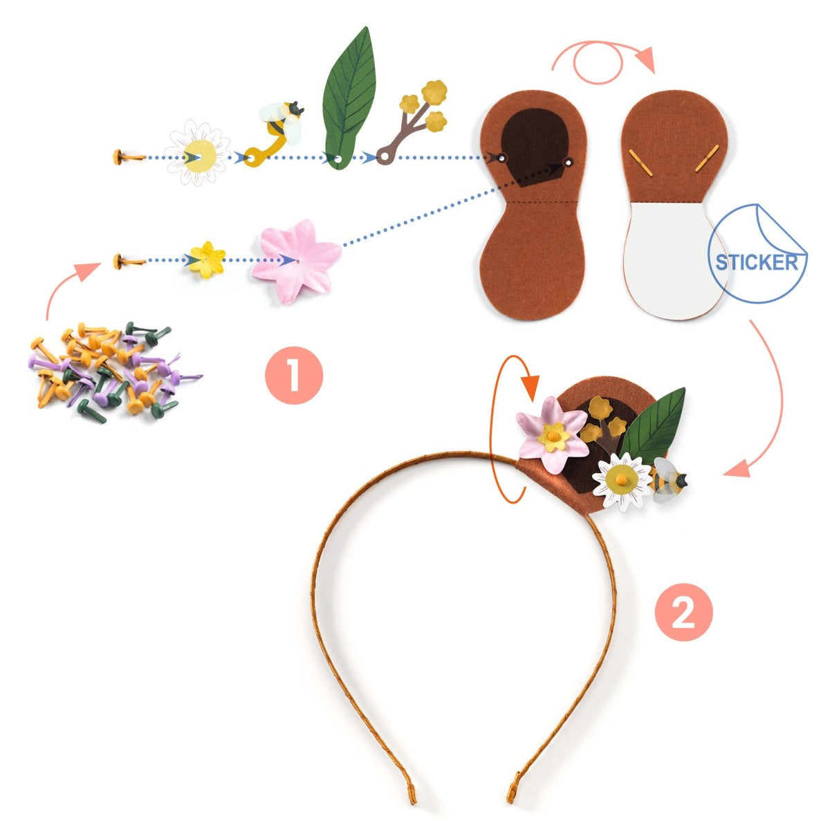 Djeco - DIY: Haarreif Flower Friends - DJ07927-C2-RVB_1200