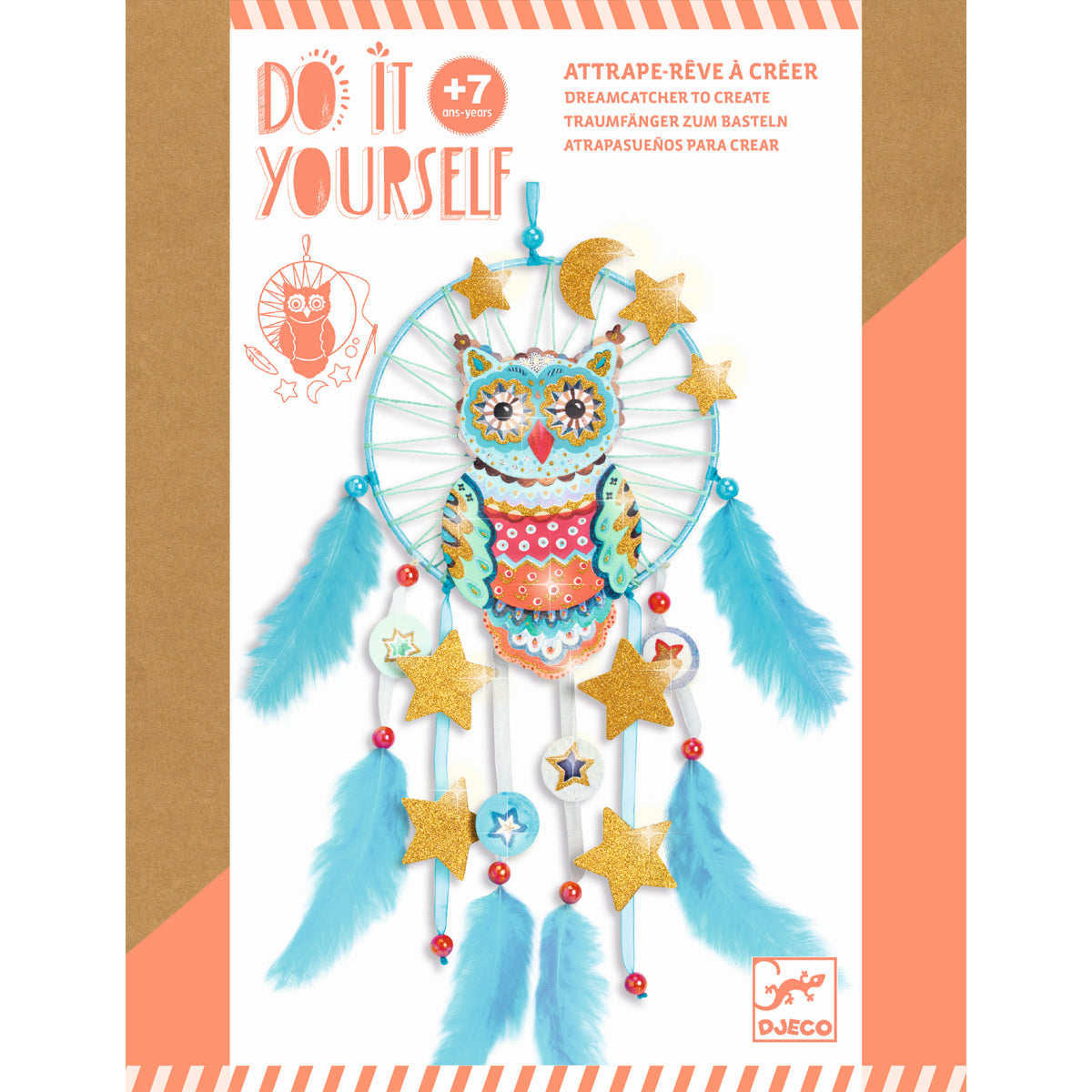 Djeco - DIY: Traumfänger Goldene Eule Bild 9