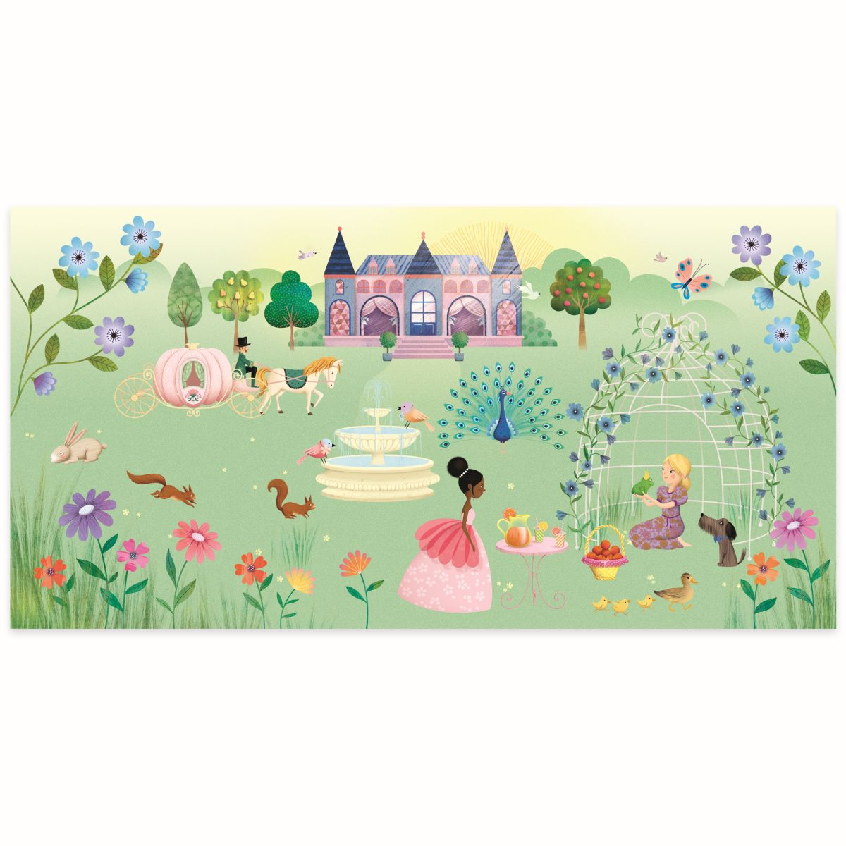 Djeco - Stickerbuch: Leben im Schloss Bild 9