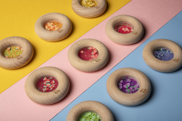 Petit Boum - Sensorikspielzeug Donut - Orange