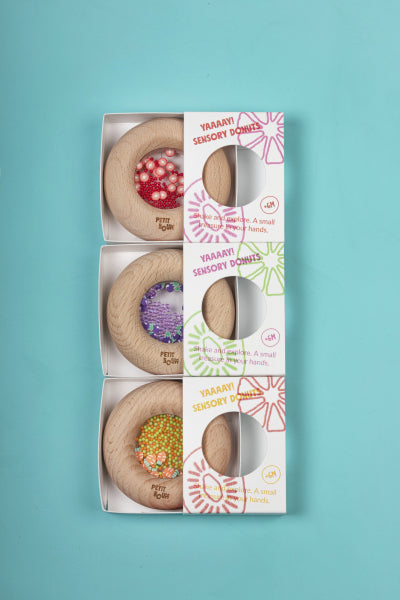 Petit Boum - Sensorikspielzeug Donut - Tomate