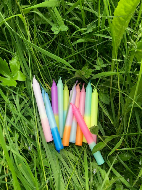studio sturmblau - 1 bunte Kerze