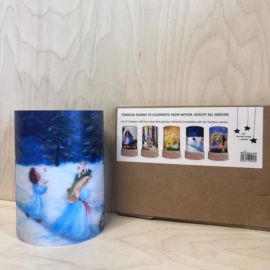 TOVERLUX Laterne - 5 Silhouetten Het Wol Feetje set Waldorf