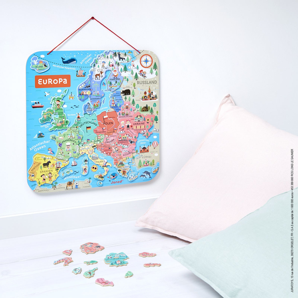 Janod - Magnetisches Landkarten-Puzzle Europa - J05473_70