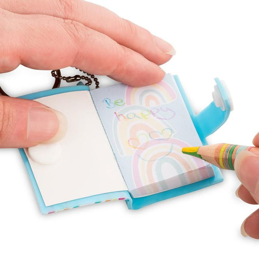 Trendhaus - Mini-Notizbuch mit Schlüsselanhänger