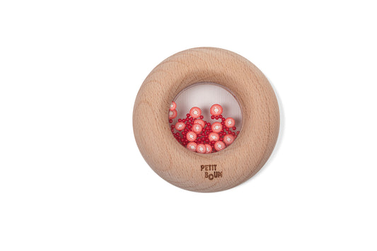 Petit Boum - Sensorikspielzeug Donut - Tomate Bild 1
