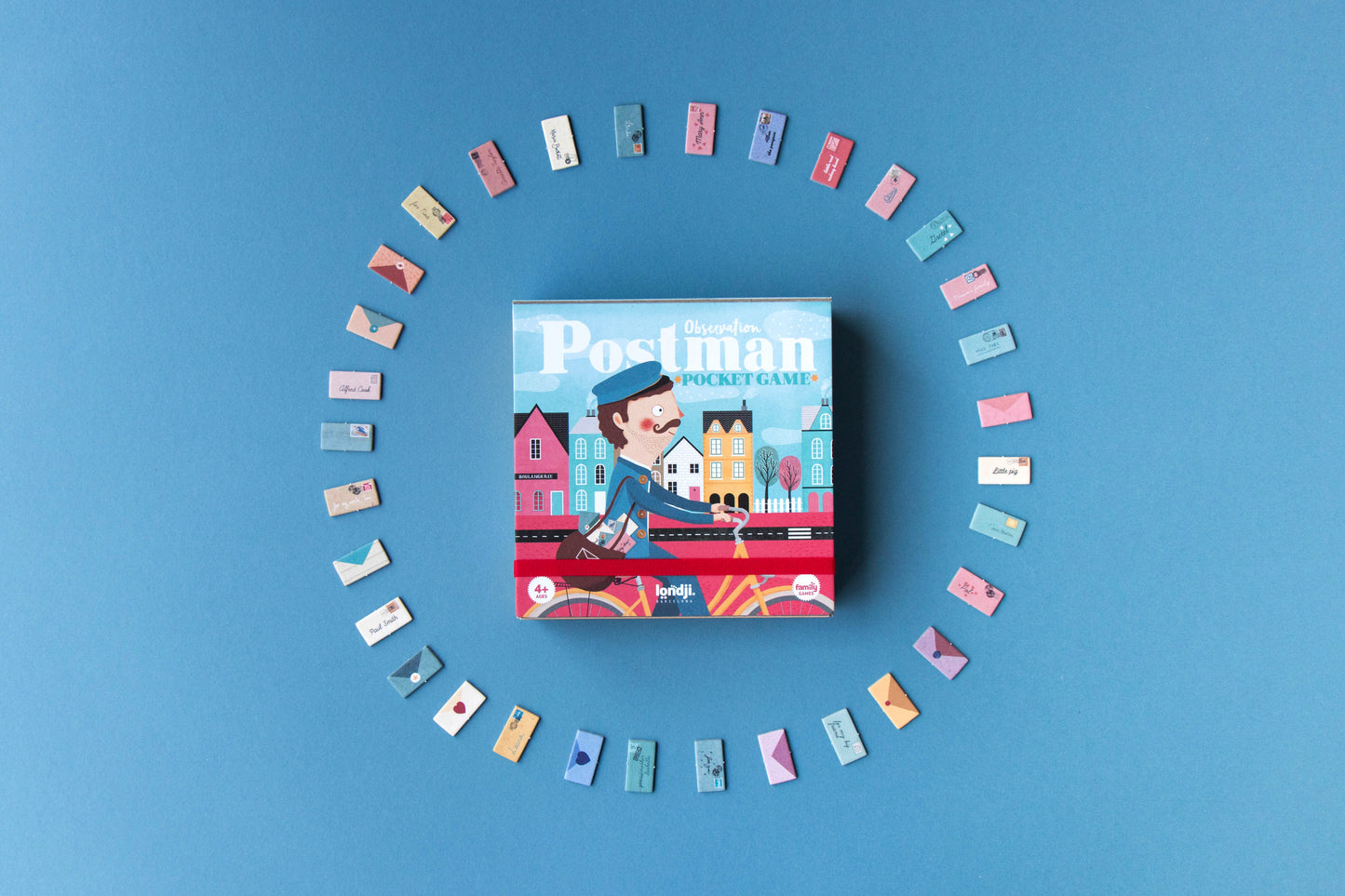 Postman Pocket Game von Londji, handliches Reisespiel mit Briefzustellmechanik