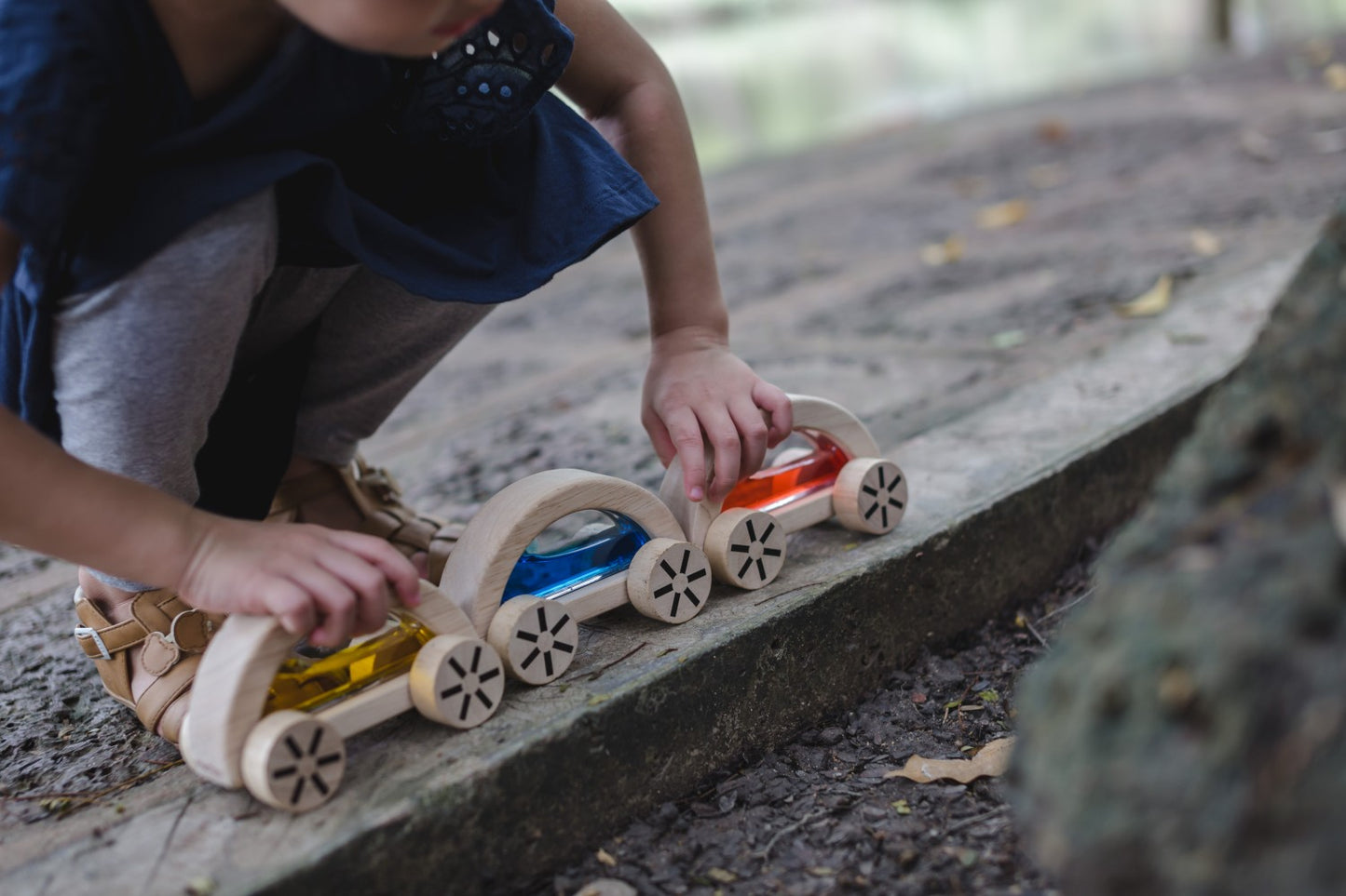 PlanToys - Auto blau