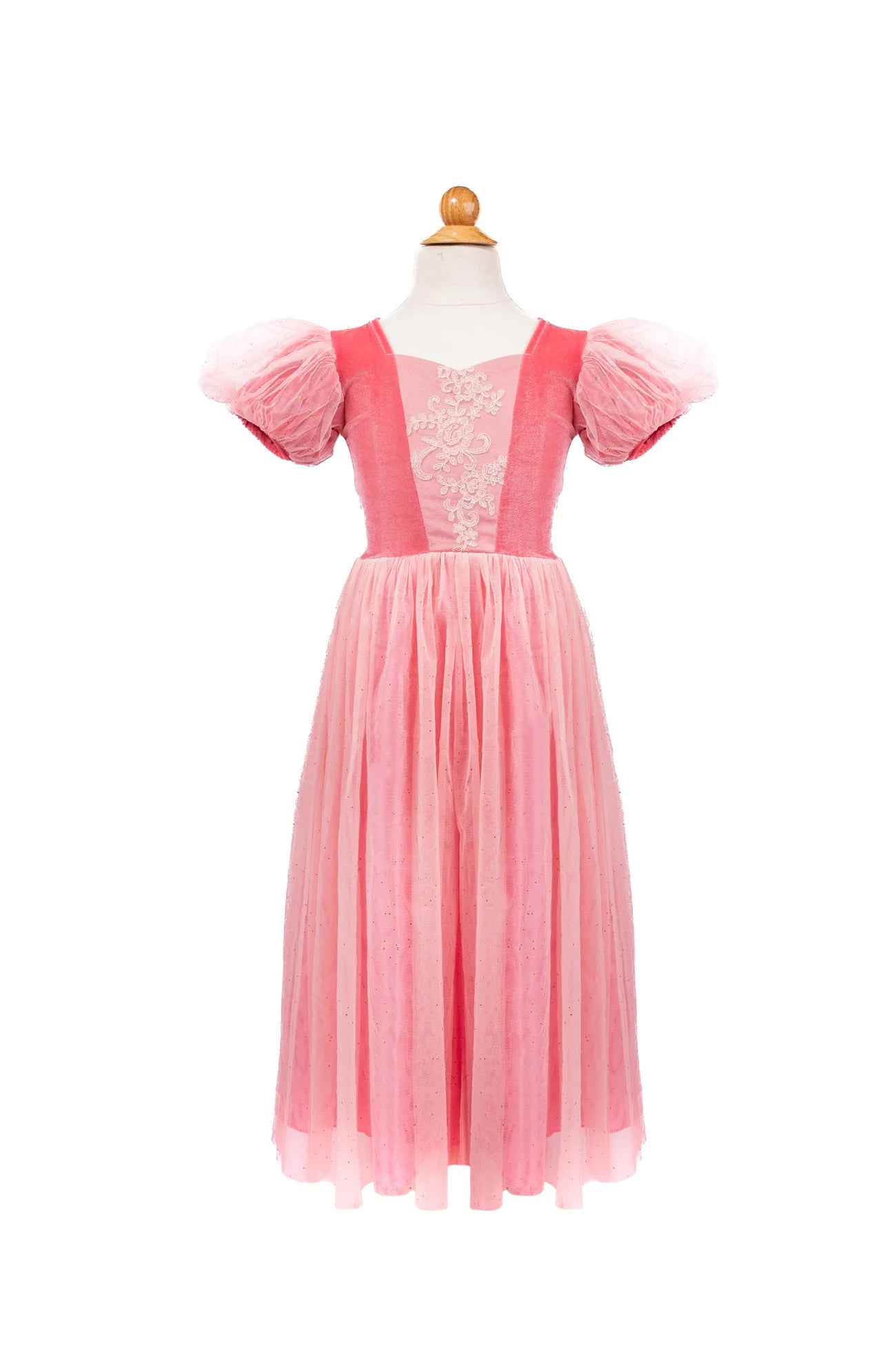 Prinzessinnenkleid Rosé Sorbet von Great Pretenders mit mehrlagigem Tüllrock und glitzerndem Oberteil