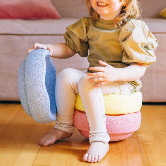 Stapelstein ORIGINAL Pastel 6er Set mit pastellfarbenen Balanciersteine in zarten Tönen
