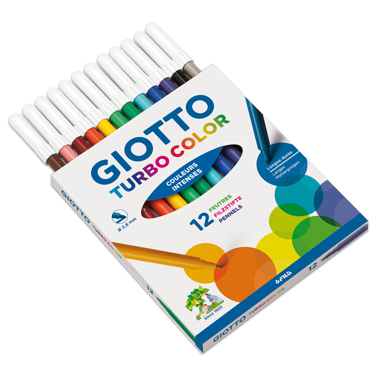 Lyra - GIOTTO Turbo Color Filzstifte 12 St.