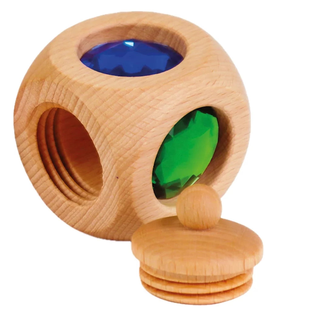 Holz-Zahndose von Bauspiel aus massivem Holz in natürlicher Verarbeitung