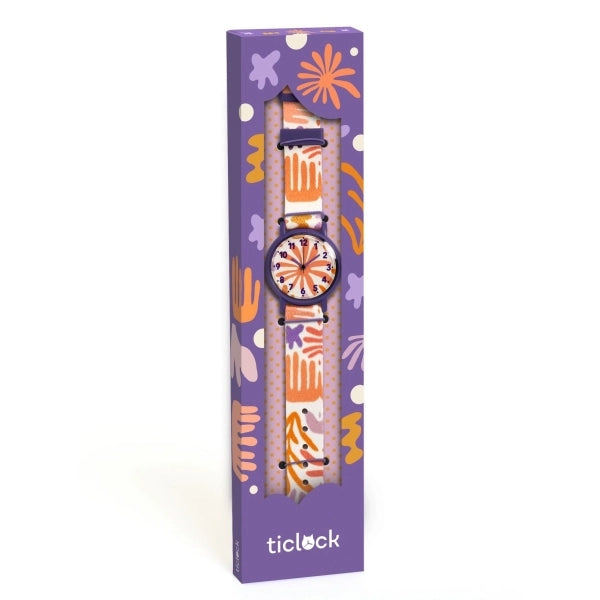 Djeco - ticlock - Armbanduhr - Blätter
