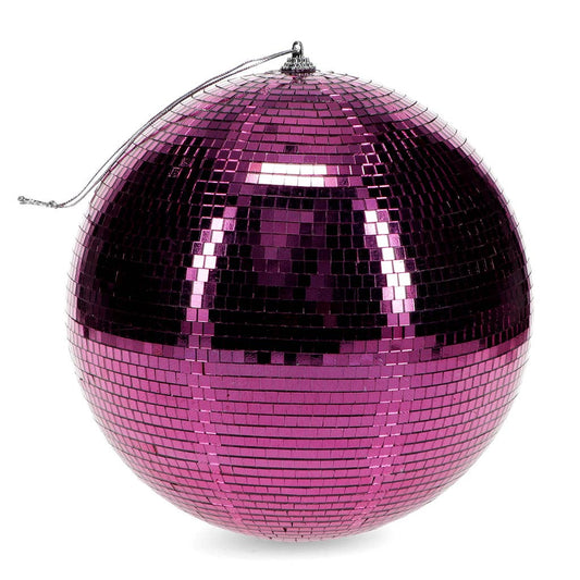 Rex London Discokugel zum Aufhängen in Pink mit glänzenden Spiegelplättchen und Aufhängeschlaufe