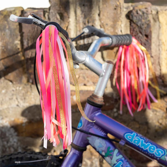 Fahrradlenkerbänder Bicycle Streamers mit bunten Einhorn-Motiven von REX London