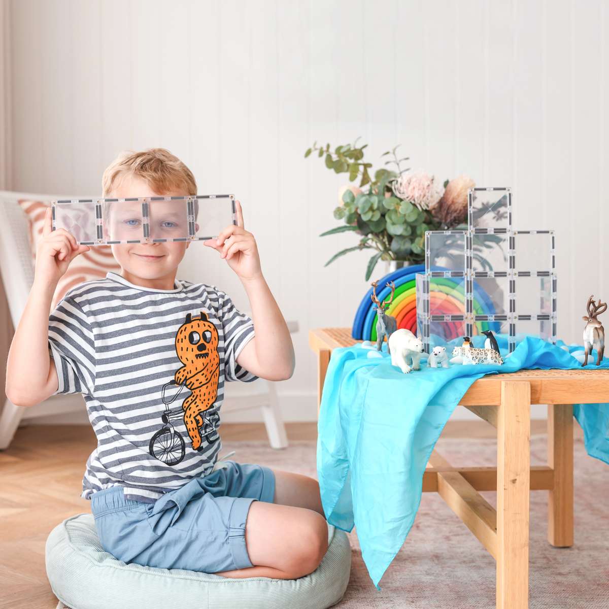 Connetix - Magnetbausteine Clear Rectangle Pack 12-tlg.