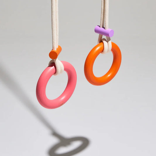 Eperfa - Indoor Gymnastikringe - rose und orange