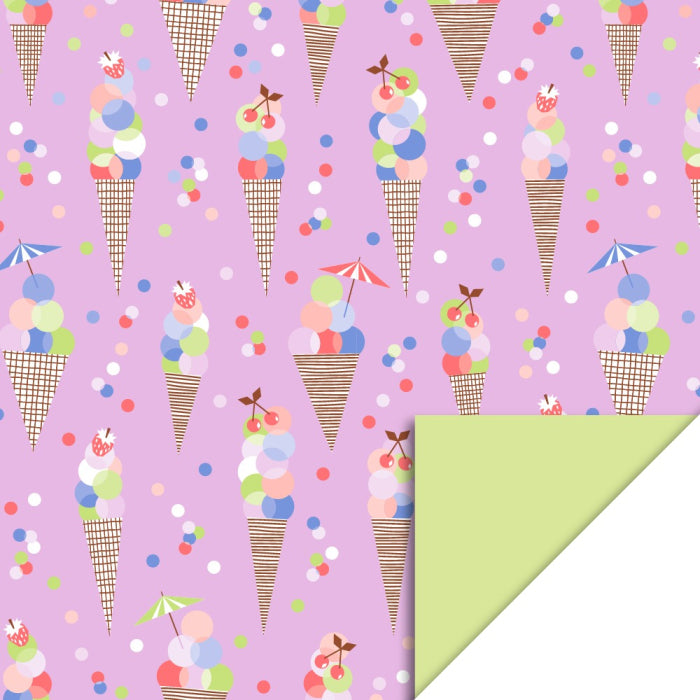 House of Products - Geschenkpapier 3m - Eis / lime