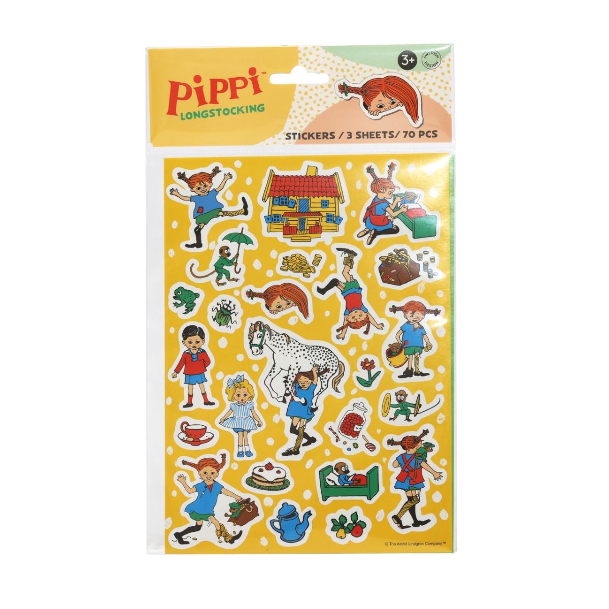 Micki - Pippi Langstrumpf - 70 Sticker