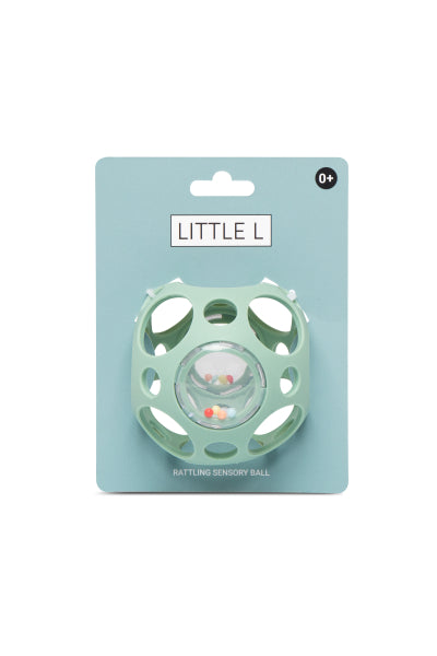 Little L - Rattling Sensory Ball - Rasselball - grün