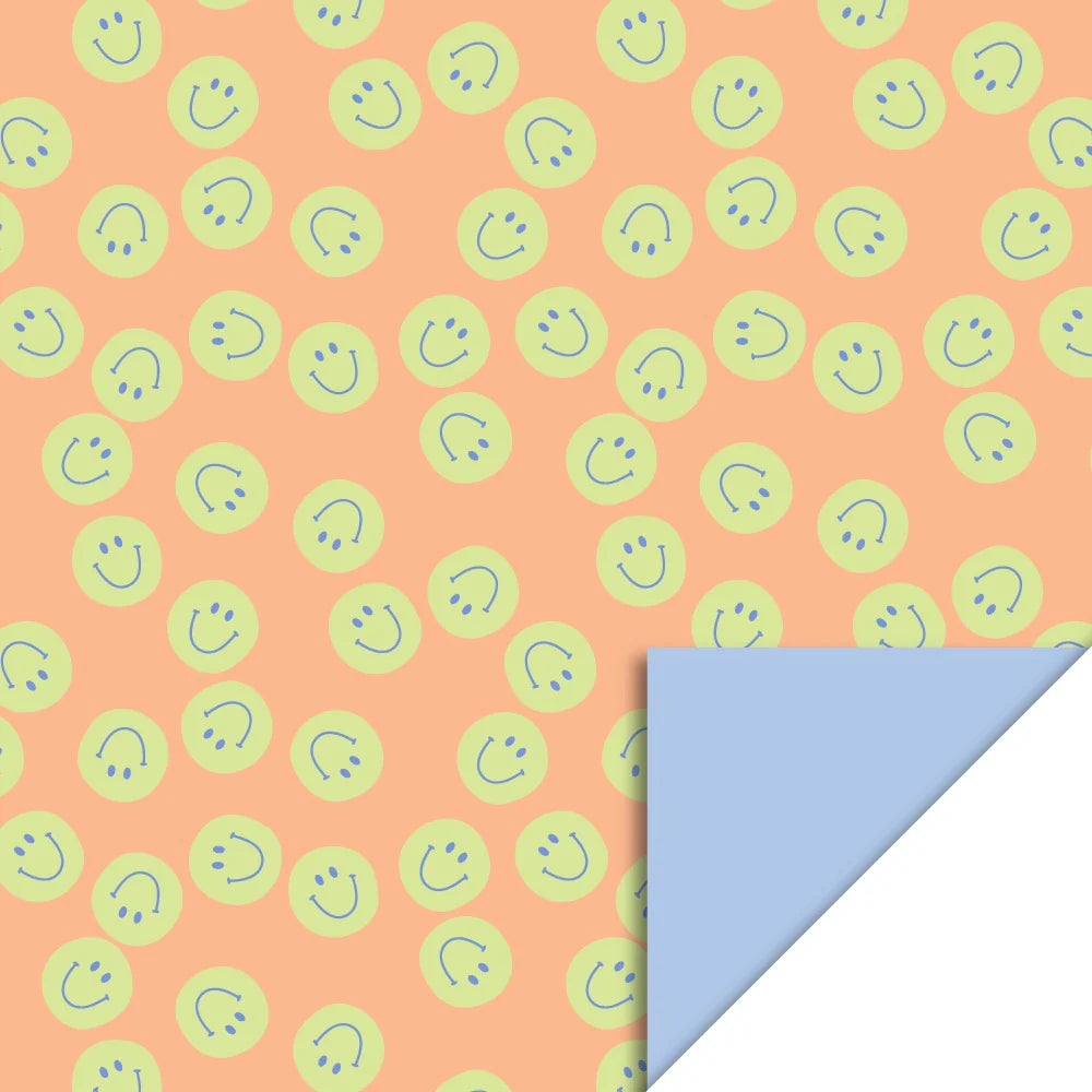 House of Products - Geschenkpapier 3m - Smile / Blau