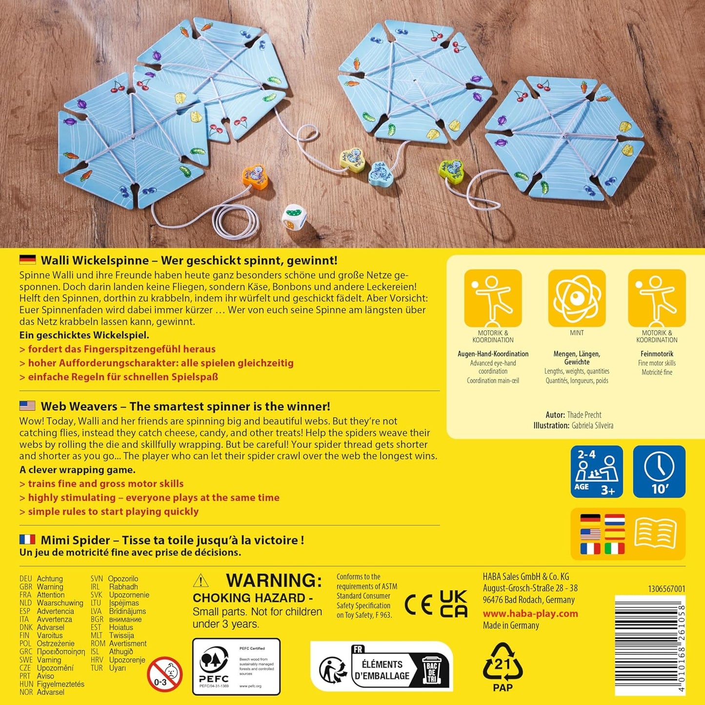 Haba - Walli Wickelspinne - ab 3 Jahren