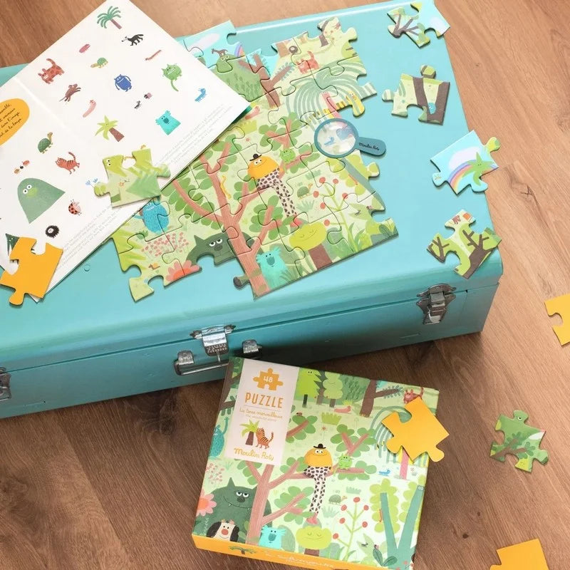 Moulin Roty - Puzzle Das wunderbare Land (48 Teile)