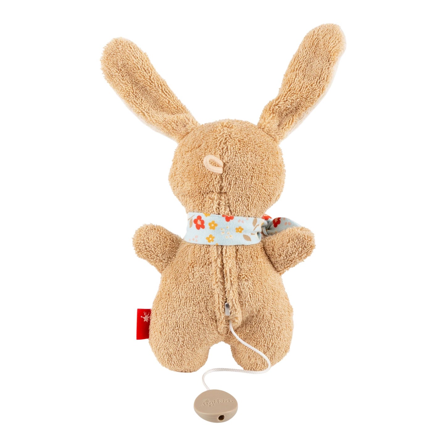 Mini-Spieluhr Hase braun mit aufziehbarer Melodie von sigikid