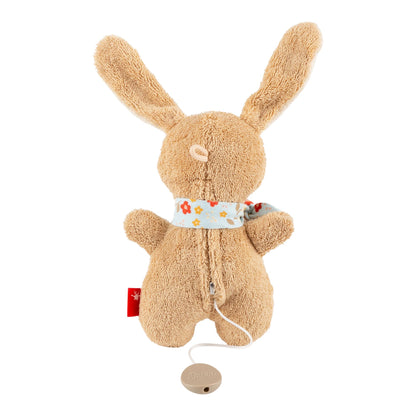 Mini-Spieluhr Hase braun mit aufziehbarer Melodie von sigikid