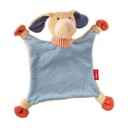 sigikid - Baby Schnuffeltuch Hund Fips, blau