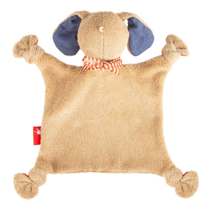 sigikid - Baby Schnuffeltuch Hund Fips, blau