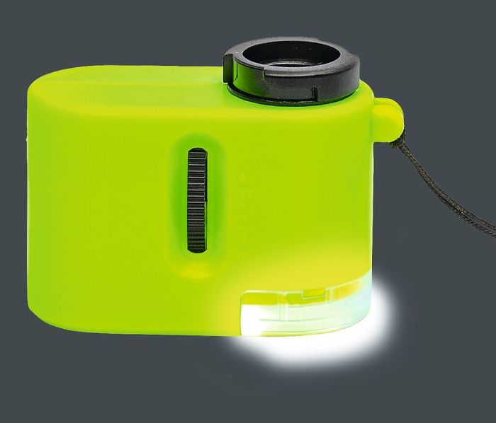 Kompaktes Mini-Mikroskop Expedition Natur von Moses mit LED- und UV-Licht