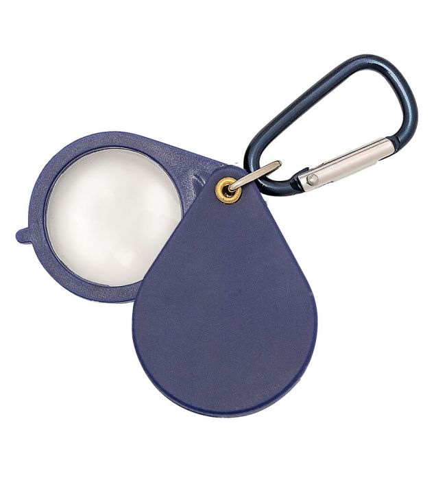 Moses Expedition Natur Mini Lupe mit Karabiner, klappbar, 10-fache Vergrößerung