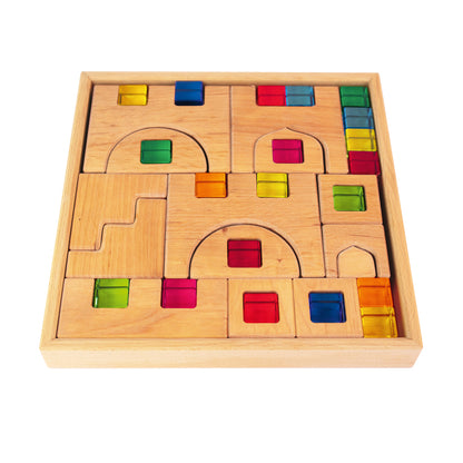 Bauspiel - Lichtbauschloss 34 Teile