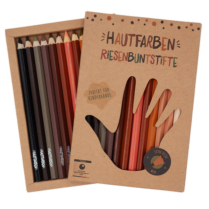 Hautfarben - Farbriesen Buntstifte für alle