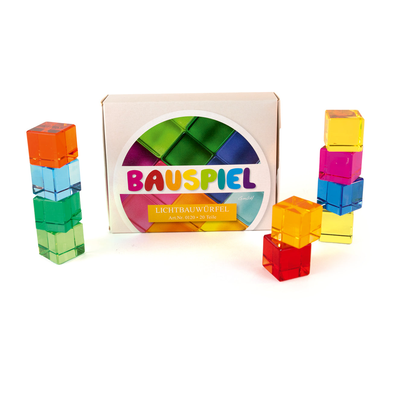 Bauspiel - Lichtbauwürfel 20 Teile